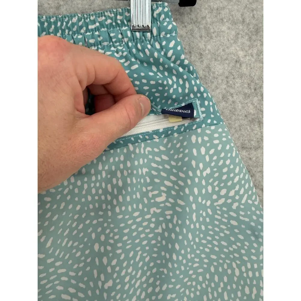 Chubbies The Whale Sharks Quick-Dry 5.5'' Swim Trunks Size Medium
